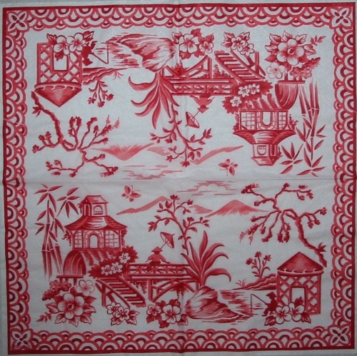 �erveno-b�l� 33x33