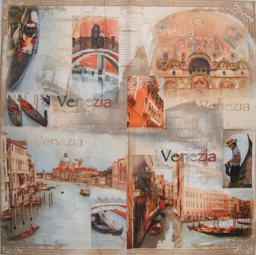Venezia gondoly 33x33
