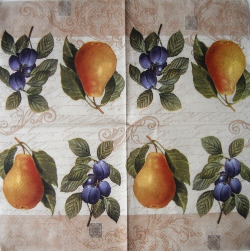 Hru�ka a �vestky 33x33