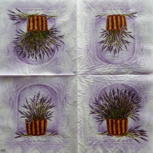Levandule v ko�i fialkov� 33x33