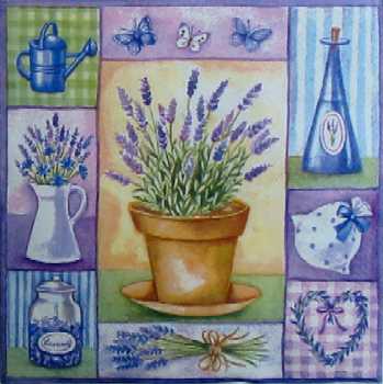 Levandulov� motivy 33x33