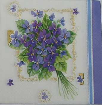 Kytička fialek 33x33 Kytička fialek 33x33