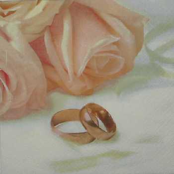 Just Married 33x33