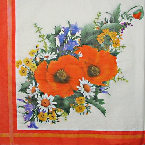 Letn� kytice s m�ky 33x33