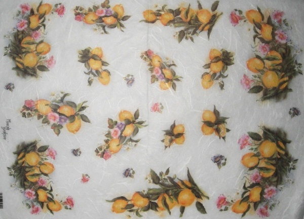 Pap�r r��ov� 35x50 Citrony