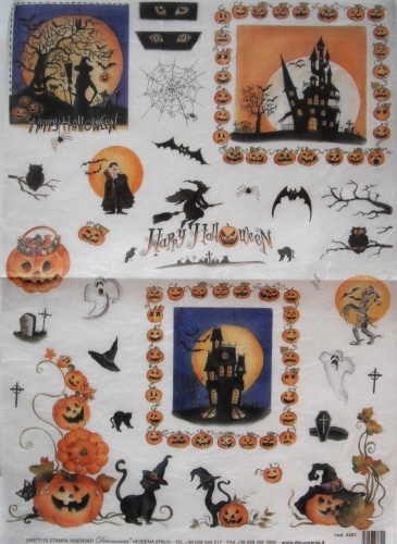 Pap�r r��ov� 35x50 Halloween