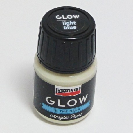 GLOW sv.modrá 30ml - barva svítící ve tmě