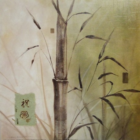 Reprodukce obrazu 30x30 - bambus 1