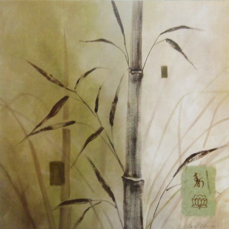 Reprodukce obrazu 30x30 - bambus 2