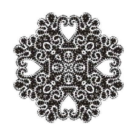 Šablona Cadence 35x25 - Krajkový ornament