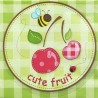 Cute fruit 33x33