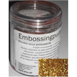 Prášek na embossing 10g supertřpytivý zlatý