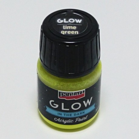 GLOW limetková 30ml - barva svítící ve tmě