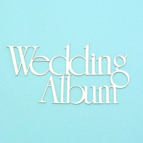 Wedding Album - 1ks chipboards
