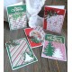 Merry Christmas s ornamentem - 1ks chipboards