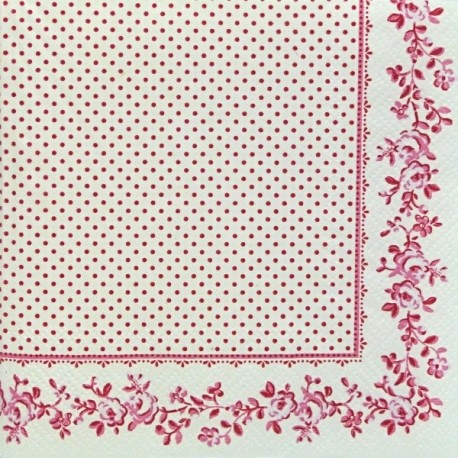 Audrey raspberry small 25x25