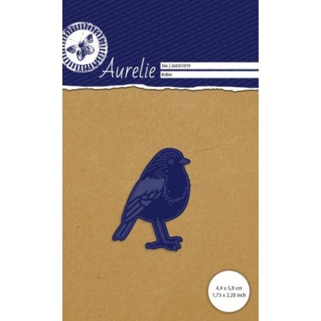 Vyřezávací šablona Aurelie - ptáček červenka