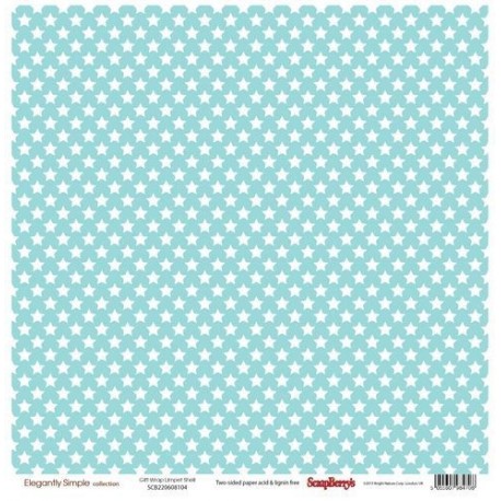 Elegantly Simple, Gift Wrap, Limpet Shell oboustranný 30,5x30,5cm
