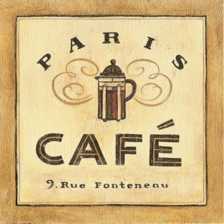 Reprodukce obrazu 18x18 - Paris Café