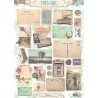 Papír A4 Vintage Carte Postale (SL)
