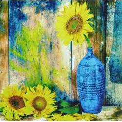 Reprodukce obrazu 25x25 - Sunflower Theme V