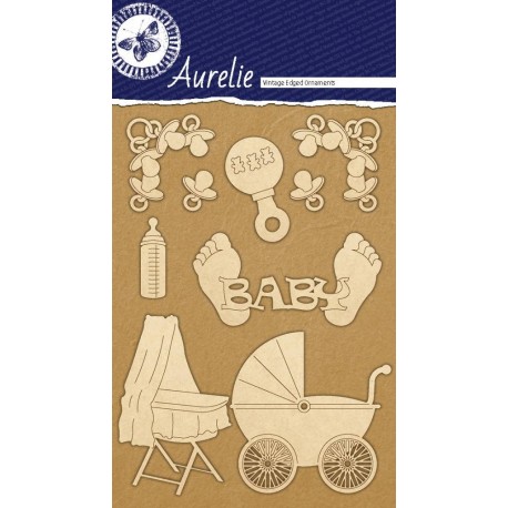 Sada kartonových výřezů Aurelie - Pro miminko