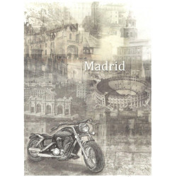 Papír rýžový A4 Madrid, motorka