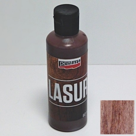 Pentart lazura 80ml - kaštan