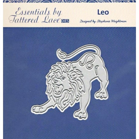 Vyřez.šablona Leo (Lev) Tattered Lace