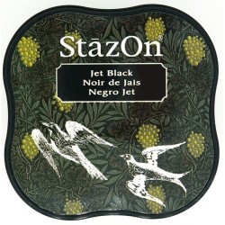 StazOn - Jet Black (razítková barva)