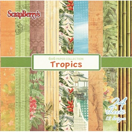 Sada papírů Tropics 15x15