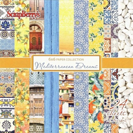 Sada papírů Mediterranean Dreams 15x15