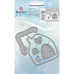 Vyřezávací šablony - Domeček (Rayher)