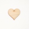 Srdce dřevěné k zavěšení - 5x5 (laser)