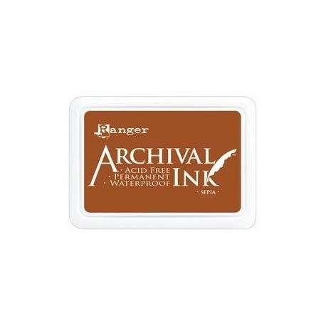 Inkoustový polštářek Archival-sepia