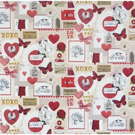 Love Ticket 33x33