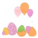 Vyřezávací šablony - Velikonoční vajíčka 9ks