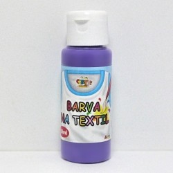 Barva na textil 60ml - fialová