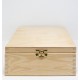 Dřevěná krabička 12x12x7cm se zámečkem