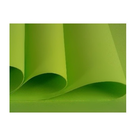 Foamiran 35x29cm, limetková zelená