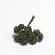 Papírová růžička 1cm, olivově zelená, 10ks