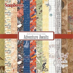 Sada papírů Adventure Awaits 15x15