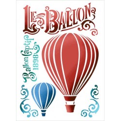 Šablona - Horkovzdušné balóny