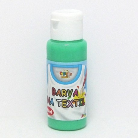 Barva na textil 60ml - fluorescenční zelená