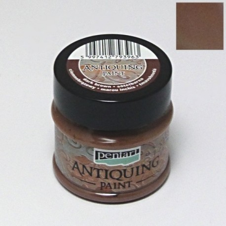 Antiquing 50ml - tmavá hnědá (Pentart)