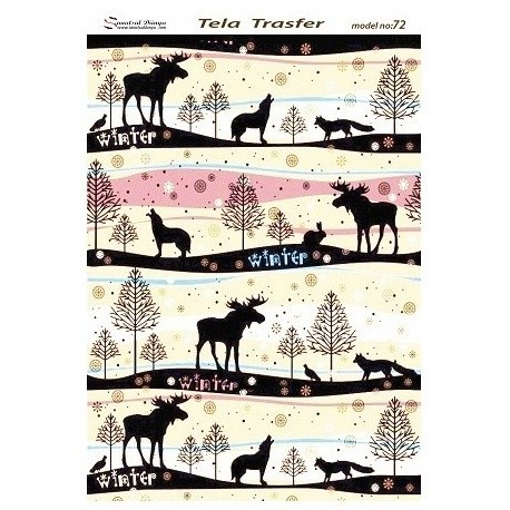 Tela Transfer Cadence 48x33cm - motiv 72