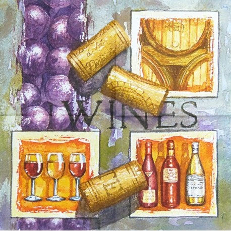 Wines 33x33