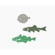 Vyřezávací šablony - Ryby (3ks)