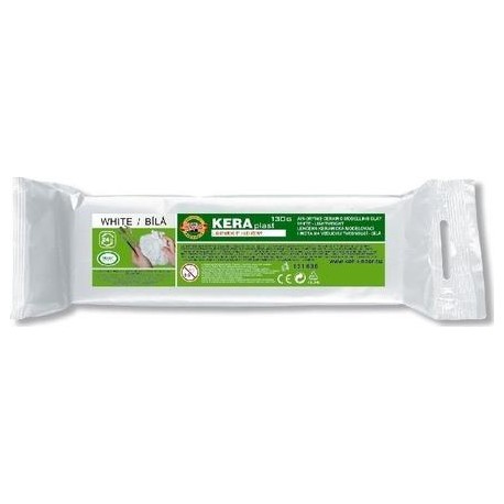 Modelovací hmota KERAPLAST 130g - bílá