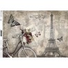 Papír rýžový A4 Post Card, kolo, Eiffelovka
